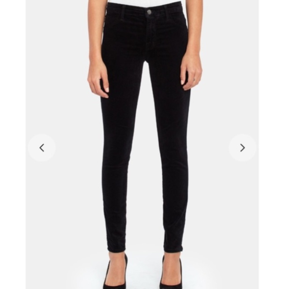 J Brand Super Skinny Coated Jeans